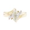 Image 2 : 1.00 ctw Diamond Marquise Ring - 14KT Yellow Gold