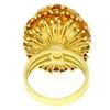 Image 4 : 18K Yellow Gold 19 ctw Oval & Round Citrine Large Dome Cluster Cocktail Ring
