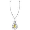 Image 1 : 18k Two Tone Gold 0.61CTW Diamond Pendant, (VS1 /VS1-SI1/G-H)