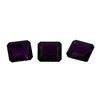 Image 1 : 20.60 ctw. Natural Emerald Cut Amethyst Parcel of Three