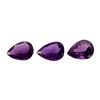 Image 1 : 21.86 ctw.Natural Pear Cut Amethyst Parcel of Three