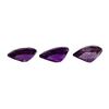 Image 2 : 21.86 ctw.Natural Pear Cut Amethyst Parcel of Three