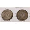 Image 2 : Lot of (2) 1880 $1 Morgan Silver Dollar Coins