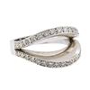 Image 1 : 0.70 ctw Diamond Ring - 18KT White Gold