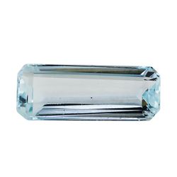 3.60 ct.Natural Emerald Cut Aquamarine