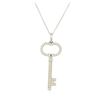 Image 1 : 0.5 ctw Diamond Pendant With Chain - 14KT White Gold