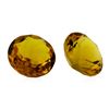 Image 1 : 8.62 ctw.Natural Round Cut Citrine Quartz Parcel of Two
