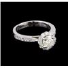 Image 1 : 1.22 ctw Diamond Ring - 14KT White Gold