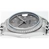 Image 5 : Rolex Mens Stainless Steel Slate Grey Diamond 36MM Datejust Wristwatch