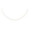 Image 2 : 7mm Akoya Cultured Pearl Necklace - 14KT Yellow Gold