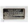 Image 2 : 1 Oz.  .999 Fine Silver "Empire State Bulding" Art Bar