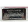 Image 2 : 1 Oz.  .999 Fine Silver "Air Force Academy" Art Bar