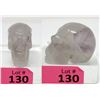 Image 1 : 650.5 CT Carved Amethyst Gemstone 3D Skull