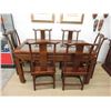Image 1 : Indonesian Mahogany Dining Table with 6 Chairs