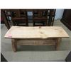 Image 1 : Hand Crafted Solid Pine Coffee Table / Bench