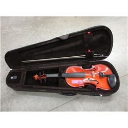 Child's Violin with Bow and Fitted Case