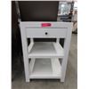 Image 1 : New White End Table / Night Stand with Drawer