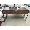 Image 1 : New Tobin Mango Wood 2 Drawer Console Table