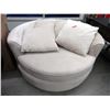 Image 1 : New Ivory Chenille Cuddler Chair with 4 Cushions
