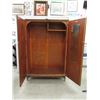 Image 2 : Vintage Burl Walnut Double Door Wardrobe