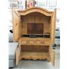Image 2 : Large Pine Wood Armoire