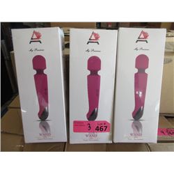 3 New Ammelee Cordless Vibrator/Massagers