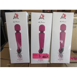 3 New Ammelee Cordless Vibrator/Massagers