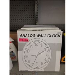 6 New 14" Wall Clocks