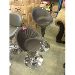 2 Adjustable Height Bar Stools - Store Returns