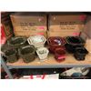 Image 1 : 4 New 3 Piece Glazed Pottery Planters