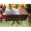 Image 1 : Solid Mahogany Duncan Phyfe Drop Leaf Table