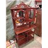 Image 1 : Solid Mahogany Etagere - 15" x 36" x 68" tall