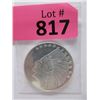 Image 1 : 1 Oz. .999 Fine Silver "Indian Head" Round