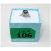 Image 2 : 2.5 CT Mystic Topaz & Diamond Sterling Silver Ring