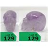 Image 1 : 685.5 CT Carved Amethyst 3D Skull