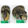 Image 1 : 3.02 LB Carved Septarian Crystal 3D Healing Skull