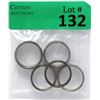 Image 1 : 5 New Men's Titanium Band Rings