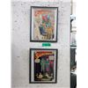 Image 1 : 2 Vintage Pressure Framed Superman 12¢ Comics