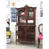Image 1 : Solid Mahogany Etagere - 15" x 36" x 68" tall