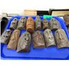 Image 1 : 12 Signed First Nations 2D Wood Carvings