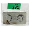 Image 1 : 10 Oz Vintage Style .999 Silver Investor Bar
