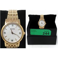 New in Box Ladies Diamond Bulova Watch