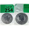 Image 1 : 1 Oz. 2019 Canada .9999 Silver Maple Leaf Coin