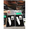 Image 1 : 22 New Fishing Flies & 2 Folding Knives w/ Lighter