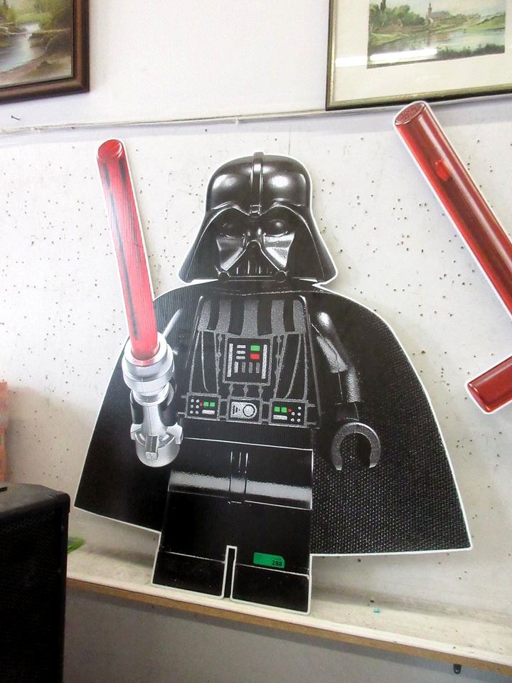 Huge 4 Foot LEGO Star Wars Store Display Sign