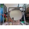 Image 1 : New Square Metal Framed Wall Mirror - 20" x 20"