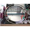 Image 1 : New Large 29 Inch Round Metal Framed Wall Mirror