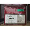 Image 1 : New Queen Size 4 Piece Polyester Sheet Set - Red