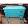 Image 1 : Vintage Metal Rolling Cooler - 15" x 32" x 33" tall