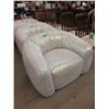 Image 1 : New Glitter Fabric Tub Chair